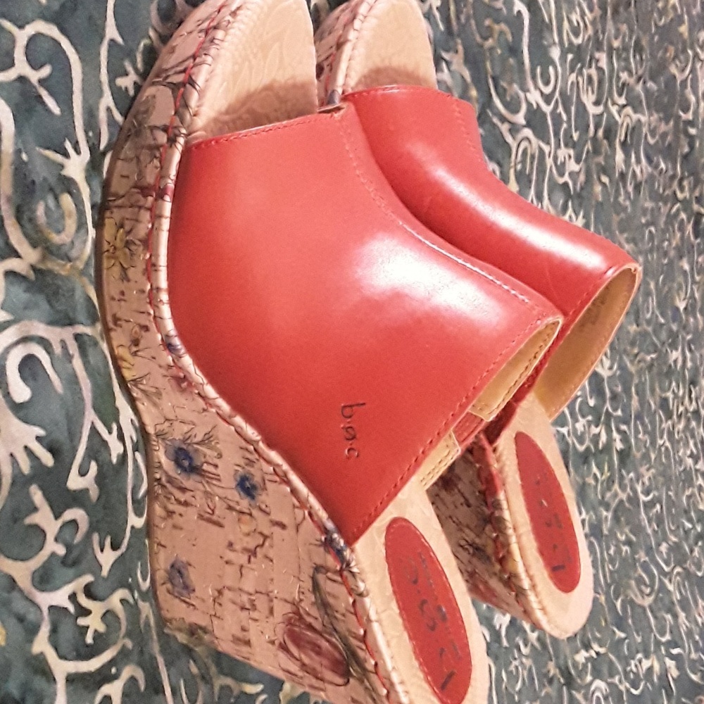 Wedge Heel Slide Sandal